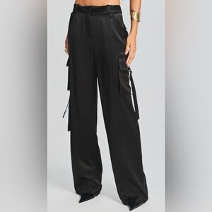 Retrofete Black Wide Leg Pants